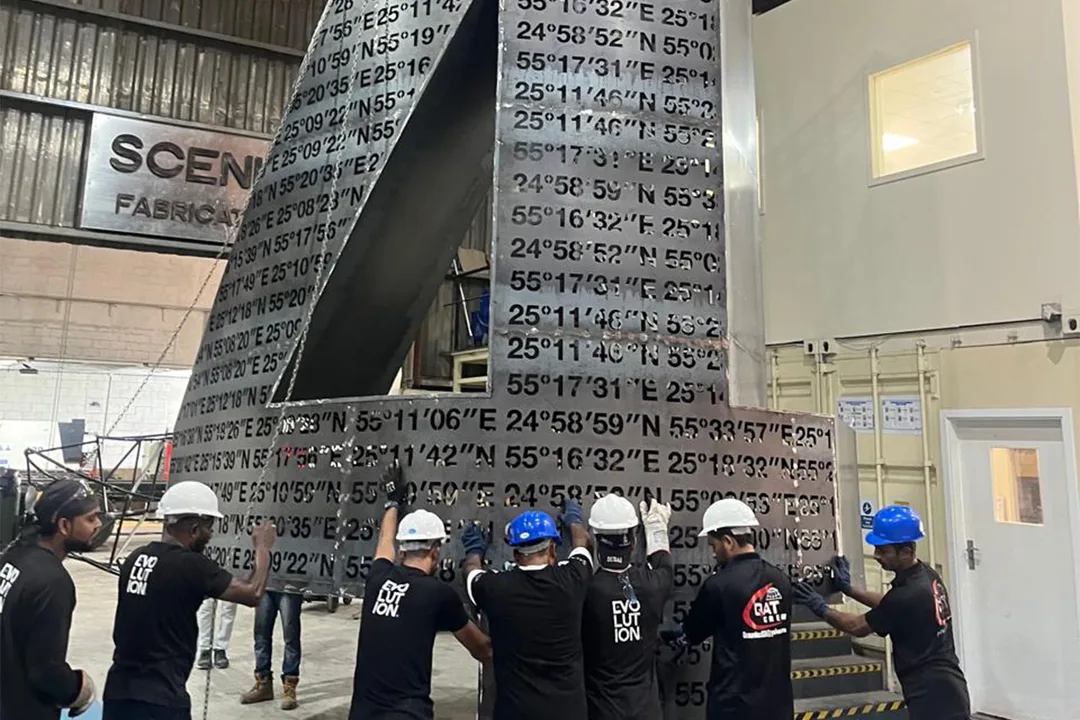 Pre-machined scenic panels aligning accurately during efficient on-site installation
