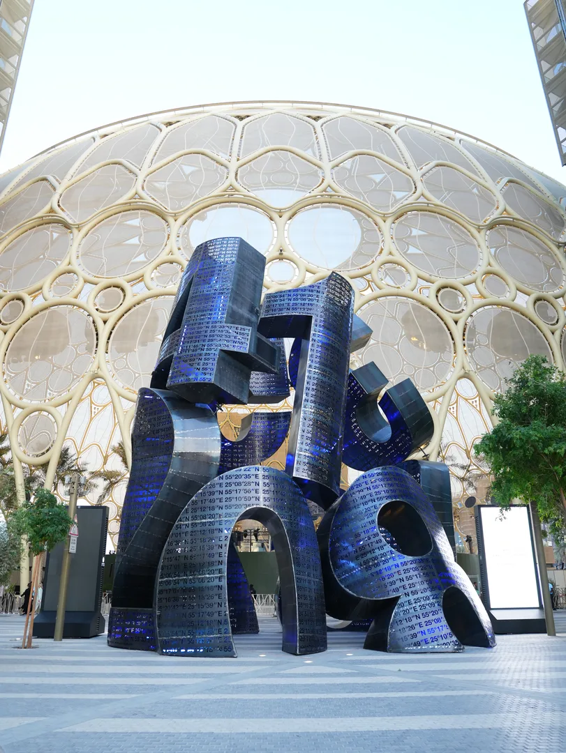 Engineered scenic steel framework supporting complex architectural forms fabricated by Evolution Scenic
