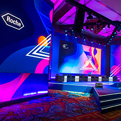 Roche Conference – Scenic Production & Gala Dinner Environment, Dubai (2020)