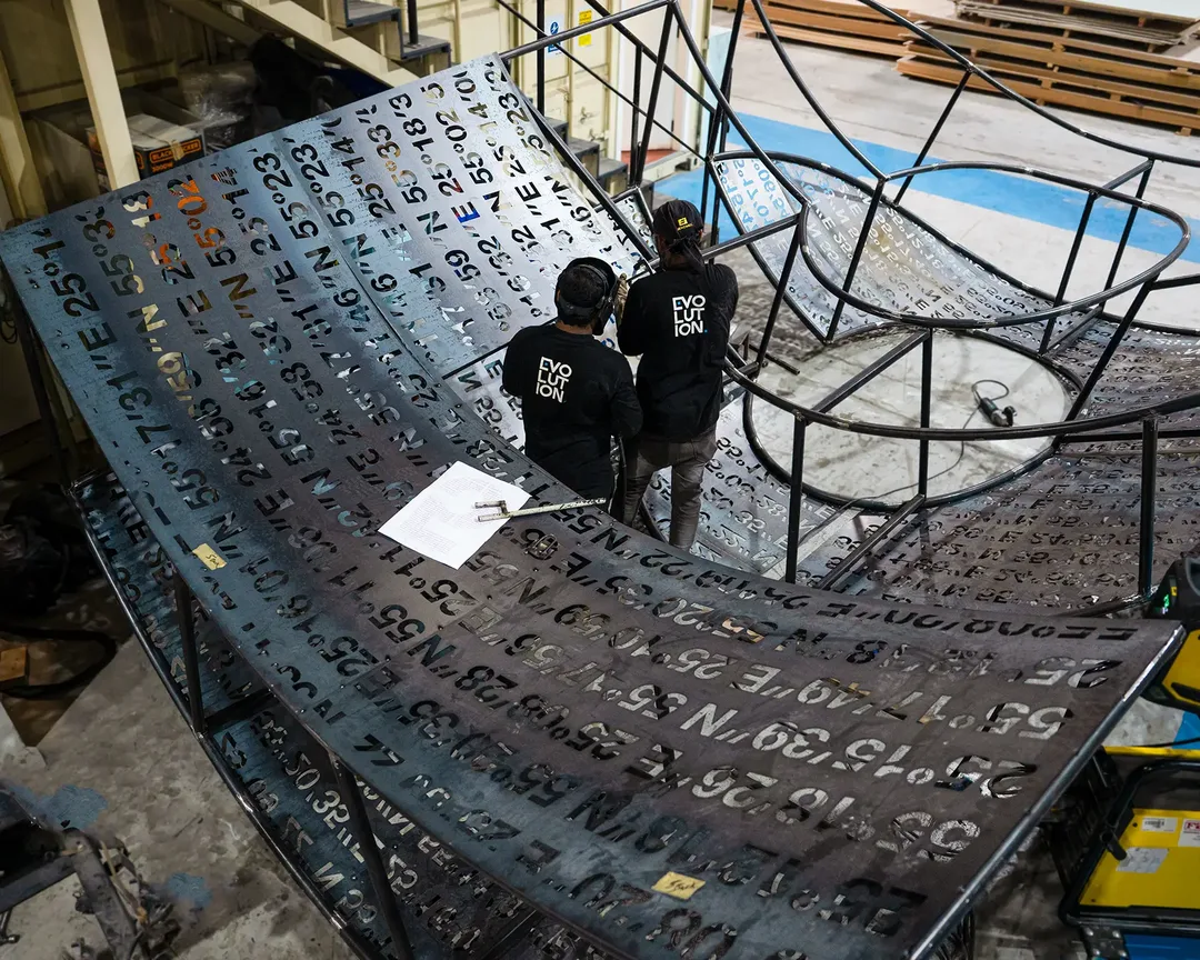 Digitally manufactured components prepared for several scenic project types.
