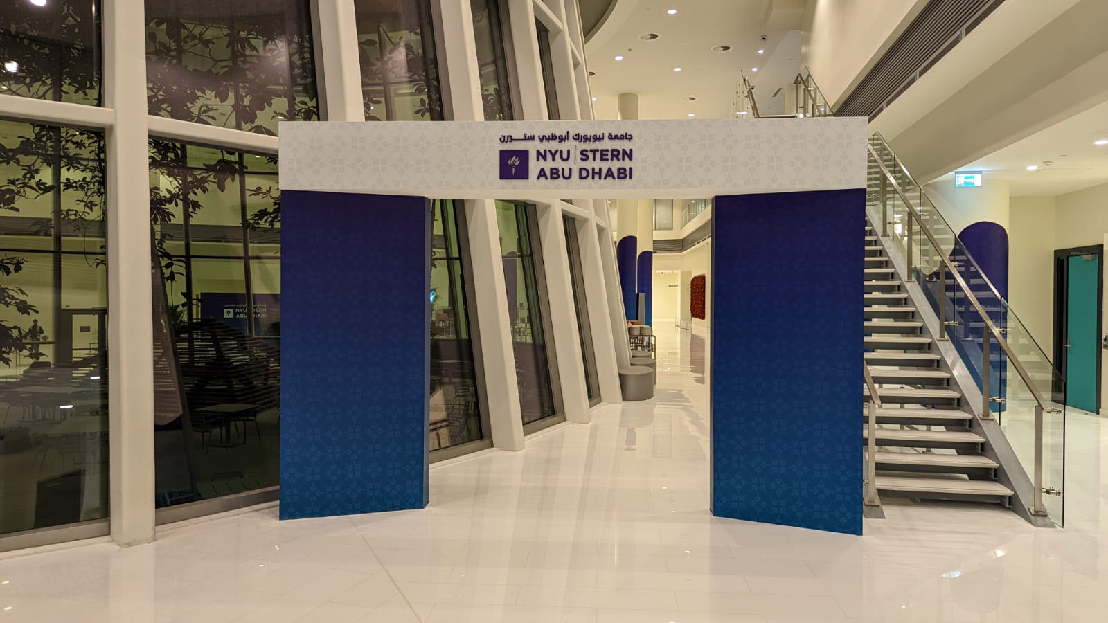 Stern Ribbon Cutting Ceremony – Scenic Fabrication & Event Branding, Abu Dhabi (2025)