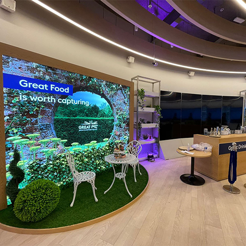 UK Pavilion – Bespoke Interior Fit-Out & Scenic Fabrication, Expo 2020 Dubai (2021)
