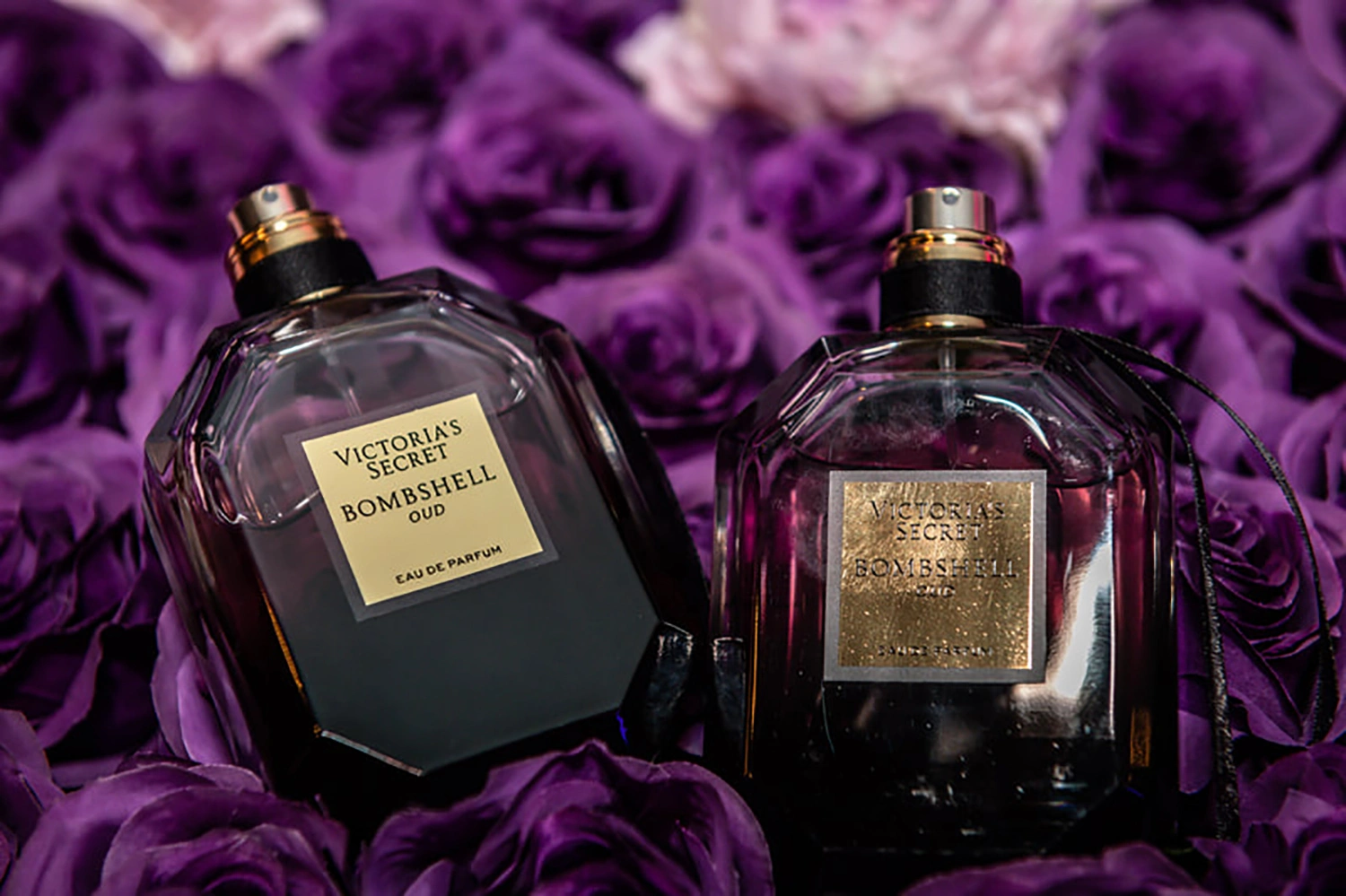Evolution Scenic fibreglass Victoria’s Secret perfume bottle fabricated for the Dubai fragrance launch.