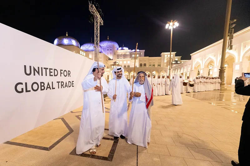 UAE government event guests at a national celebration venue