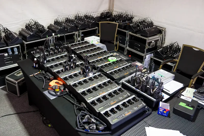 Event communications and radio equipment control station