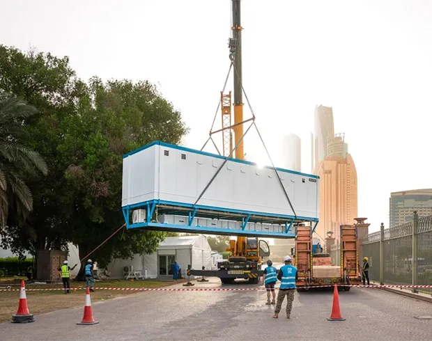 evolution-site-temporary-cabin-crane-installation