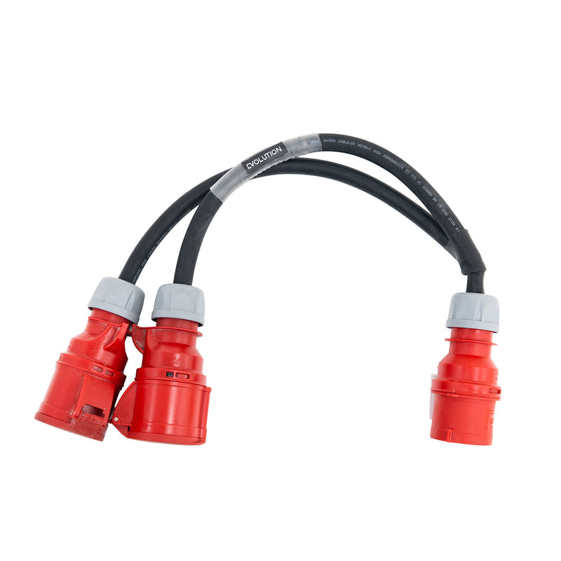 SS-SC-SP-032-032 32A Splitter Cable - 2x32A 3PH  