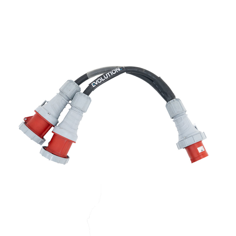 SS-SC-SP-063-063 63A Splitter Cable - 2x 63A 3PH  