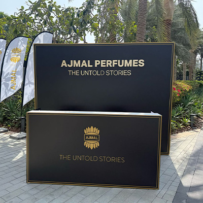 Ajmal Perfumes branded launch activation for The Untold Stories