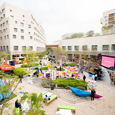 Community festival activation with live entertainment and public experiences