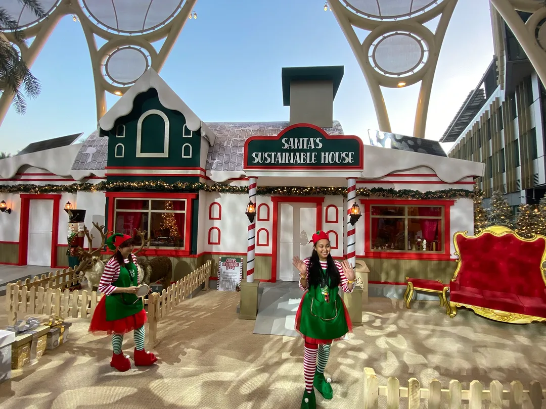 A fully staged Santa workshop connected festive storytelling, playful interaction and practical sustainability education within Winter City.
