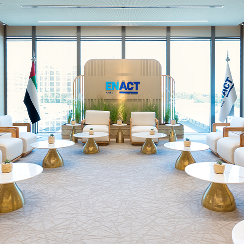 Contemporary majlis furniture arranged for conversation and guest comfort.