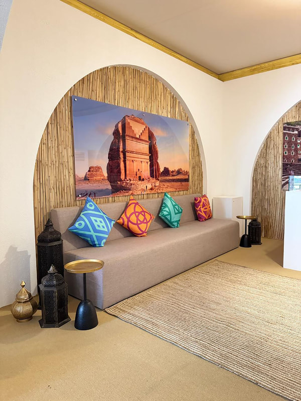Hospitality seating designed for comfort with balanced decorative styling.