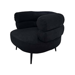 Duke Accent Chair - Black ​​​F-AC112-BL
