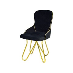 Adele Accent Chair - Black ​​F-AC149-BL