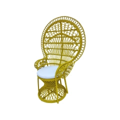 Peacock Chair - Yellow ​​ ​F-AC204-YL