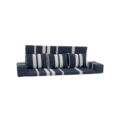 Arabic Seating Set - Type 2 - Black + White ​F-AK182-BW