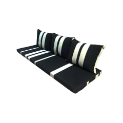 Arabic Seating Set - Type 3 - Black + White ​​F-AK183-BW