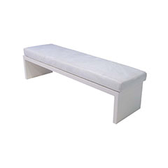 Milan Bench - White F-BN101-WH