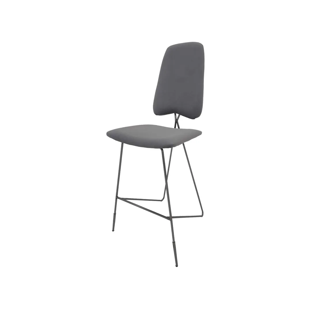 Ziggy Barstool - Silver F-BS128-SI