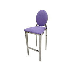 Silver Dior Barstool - Lilac F-BS132-LL