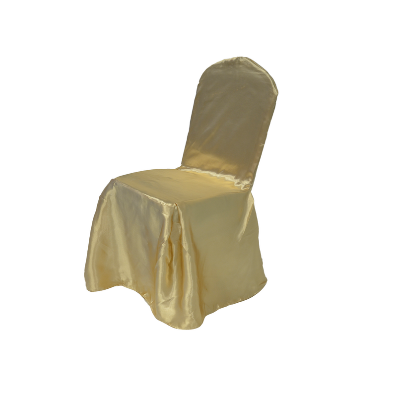 F-BX104-GD Type 4 chair cover in gold fabric