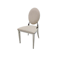 Silver Dior Barstool - Cream ​F-BS132-CR