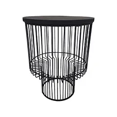 Ruba Side Table - Black F-CS178-BL