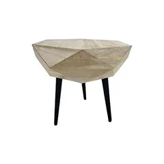Anton Side Table - Natural Wood ﻿F-CS196-NW