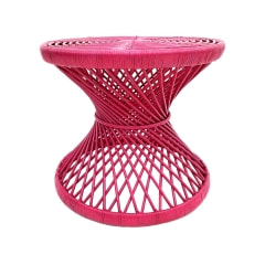 Peacock Side Table - Hot Pink  F-CS204-HP