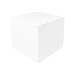 Daphne Side Table - White F-CS222-WH