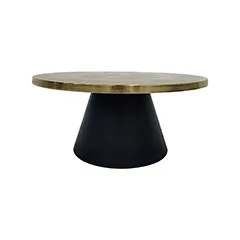 Hamra Coffee Table ​- Gold + Black F-CT175-BG