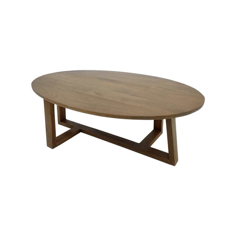 F-CT191-NW Brooke coffee table in natural wood finish 