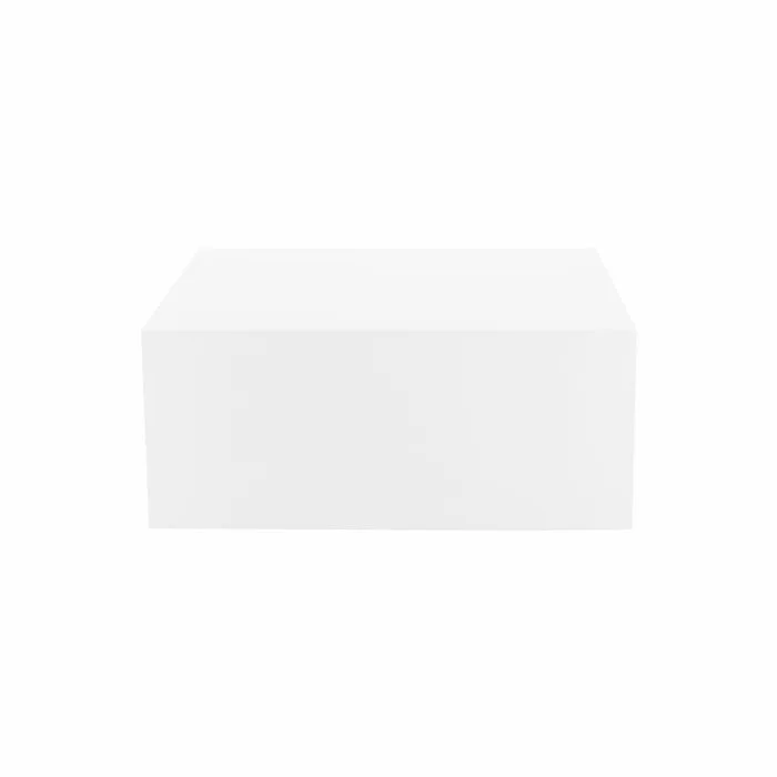 F-CS223-WH Daphne square side table in white