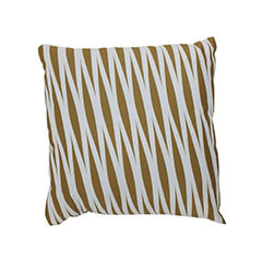 Sansa Cushion - Gold & White F-CW122-GD