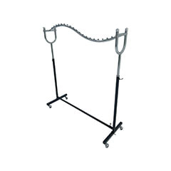 حامل ملابس نوع 2 - أسود وفضي F-HR112-BS