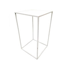 Enzo High Table - White F-HT107-WH