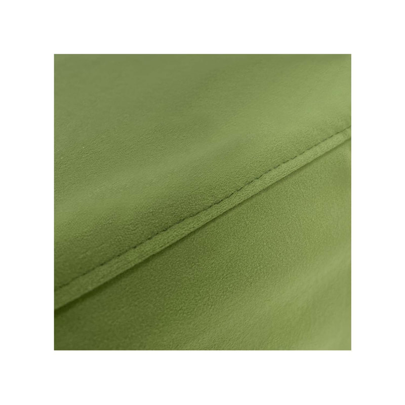 F-OT103-SG Endless Lounge Ottoman Type C in sage green velvet