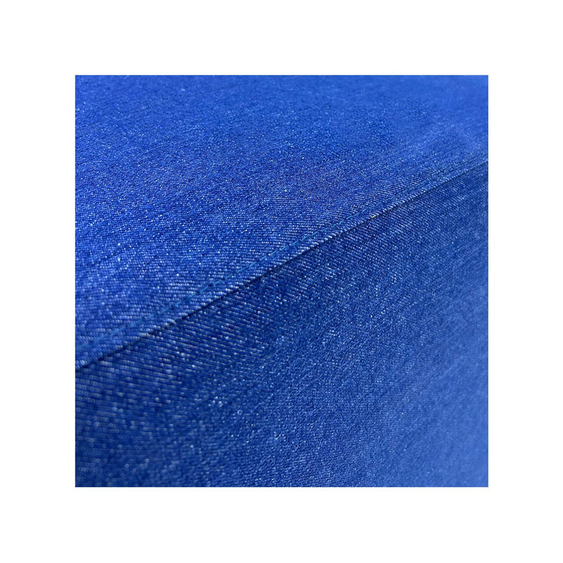 F-OT106-DN Endless Lounge Ottoman Type F in denim