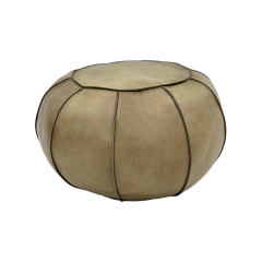 Perry Pouffe - Light Tan F-PT115-LT