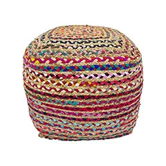 Bhuvan Pouffe - Multicoloured ​​F-PF118-MC