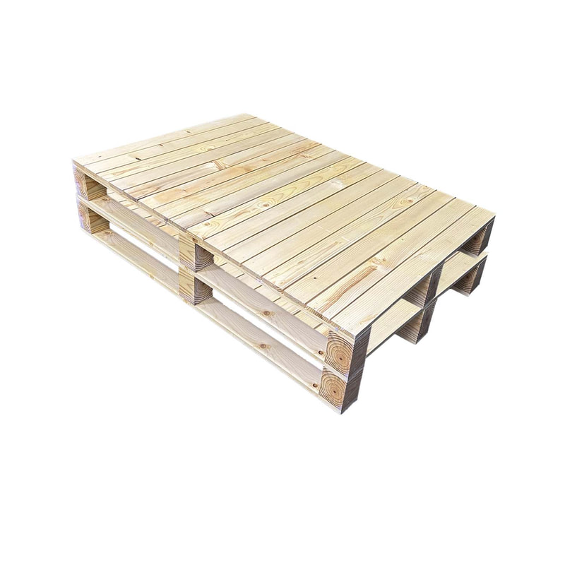 F-PP102-LW Type 2 Pallet table in light wood finish