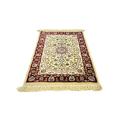 Abdul Prayer Mat - Red + Gold  F-PR118-RG