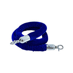 Velvet Rope - Blue + Silver F-RP111-BU