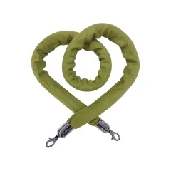 Suede Rope - Lime Green / Silver F-RP116-LG