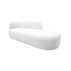 Blanca Chaise - White F-SL133-WH