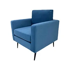 Capri Single Sofa - Petrol Blue F-SF105-PB