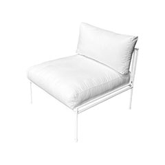 Fusion Single Sofa - White F-SN118-WH