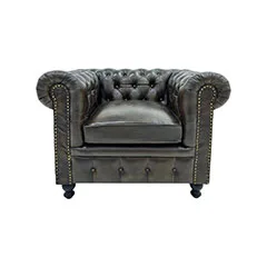 Churchill Single Sofa - Dark Tan F-SN120-DT