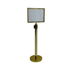 Signage Stand A4 - Type 3 - Gold F-SS104-GD